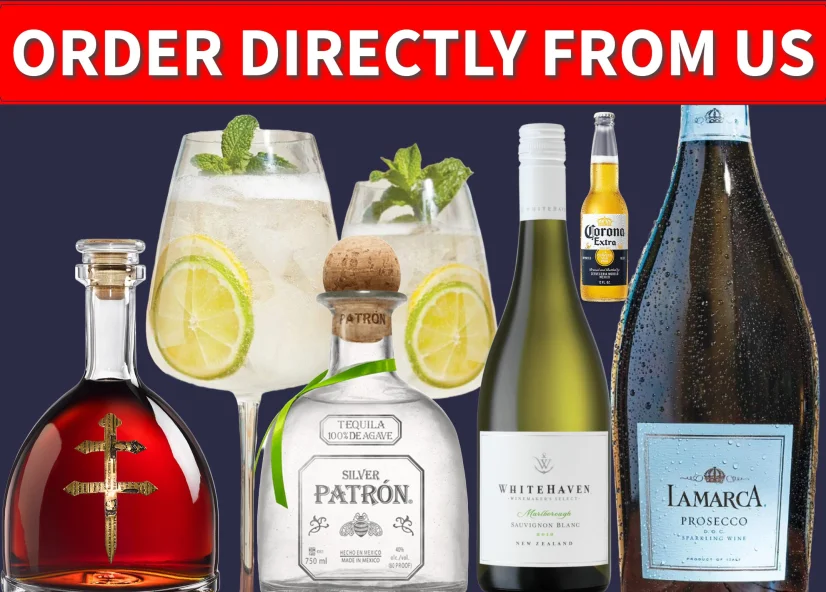 Online order liquor and local delivery of alcoholic beverages